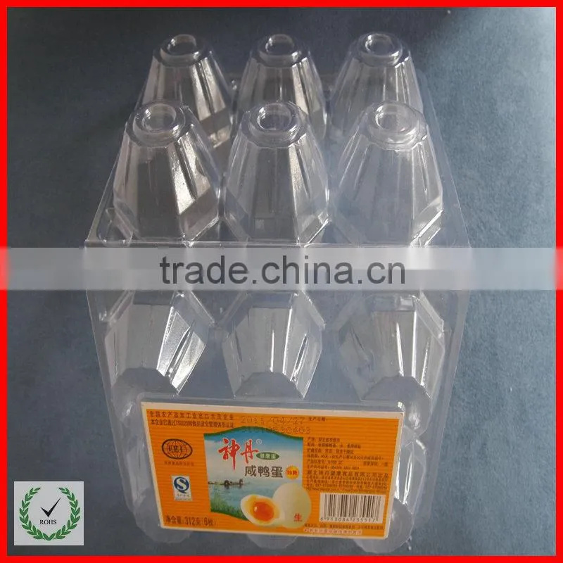 clear disposable plastic egg tray