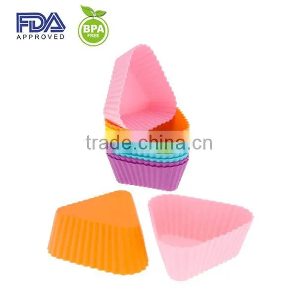 Colorful Silicone Muffin Mold