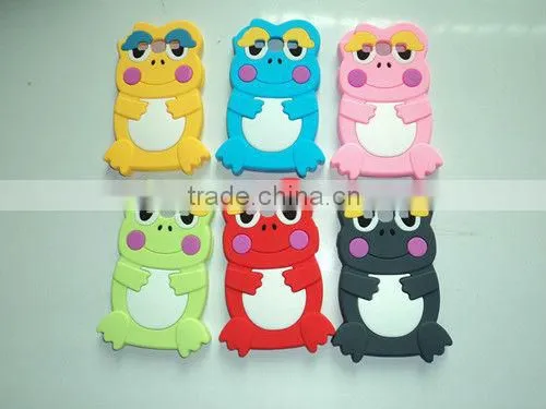 Cute 3D Silicone Animal Case for iPhone 4S
