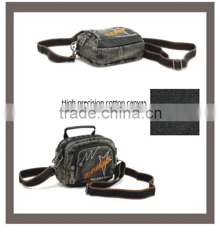 Old Style Durable Vintage Canvas Messenger Tote Men Bag
