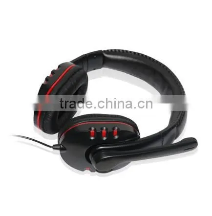 Luxury 180 Degree Rotation Wired Stereo Gaming Headset with Microphone 5 in 1 for ps3/ps4/xbox 360/pc/mac