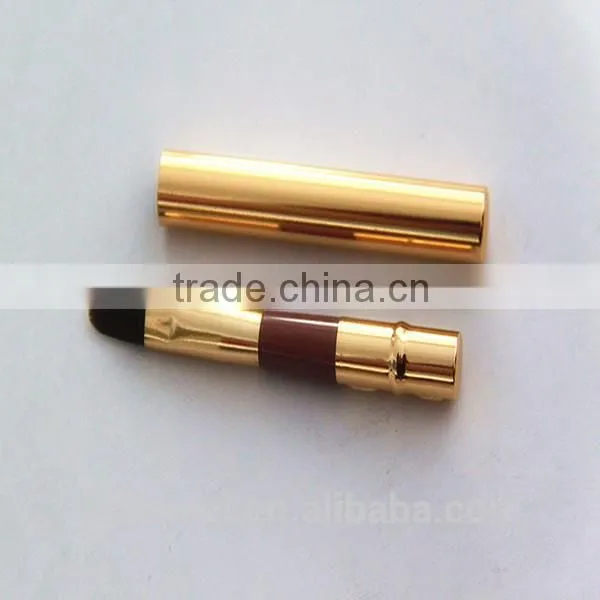 Good quality golden Automatic Disposable Lip brush Single makeup lip brush