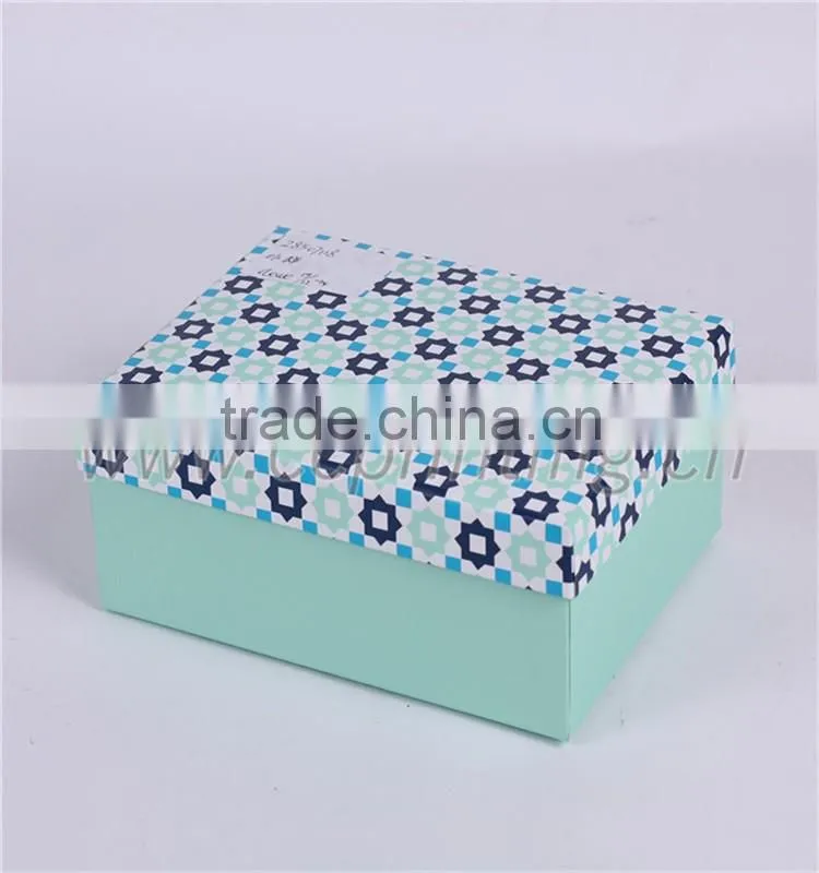 Customized production recycled paper gift box for necktie