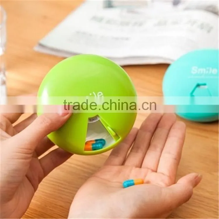 Quality New Arrival Plastic Pill Splitter Weekly Pill Box