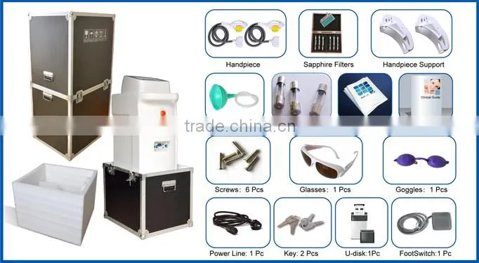 shr ipl laser for hair removal machine with high quality (CE TUV ISO)