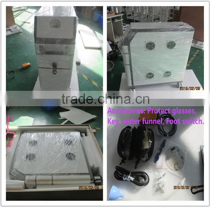 Best quality hot selling tattoo removal machine 1064nm&532nm q switched nd yag laser