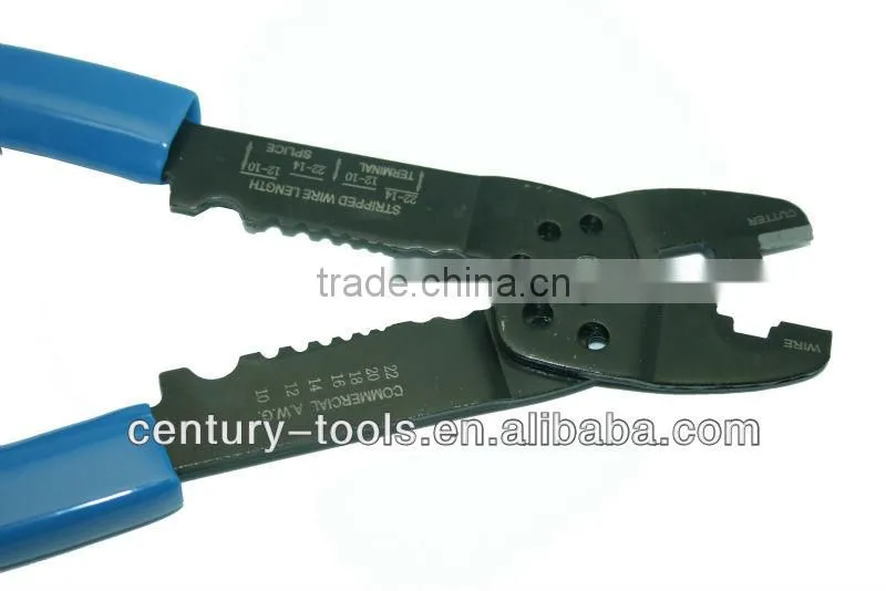 2016 Wire striper cutting plier SJ-050 with blue plastic handle