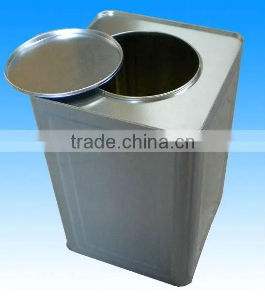 18L square tin can for packing chemicals
