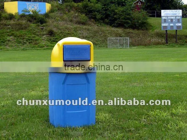 Rotationally Outdoor bins , Poly waste containers
