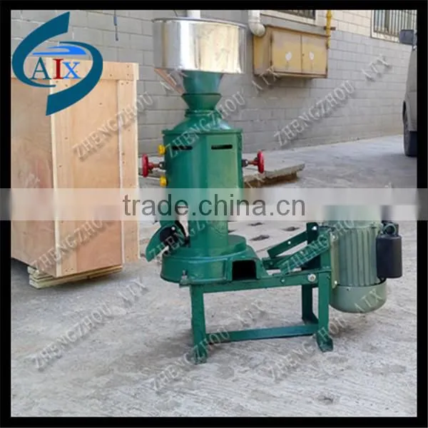 Electric small mung peeling machine