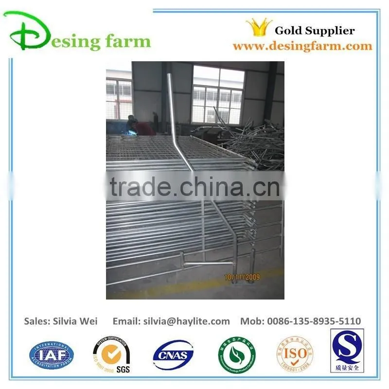 Galvanized fence clamp for temporary fence panels