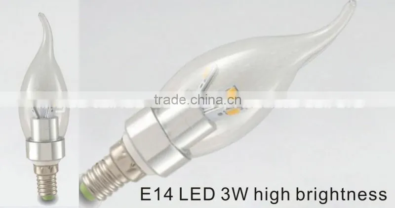 3w smd e14 candle led bulb light