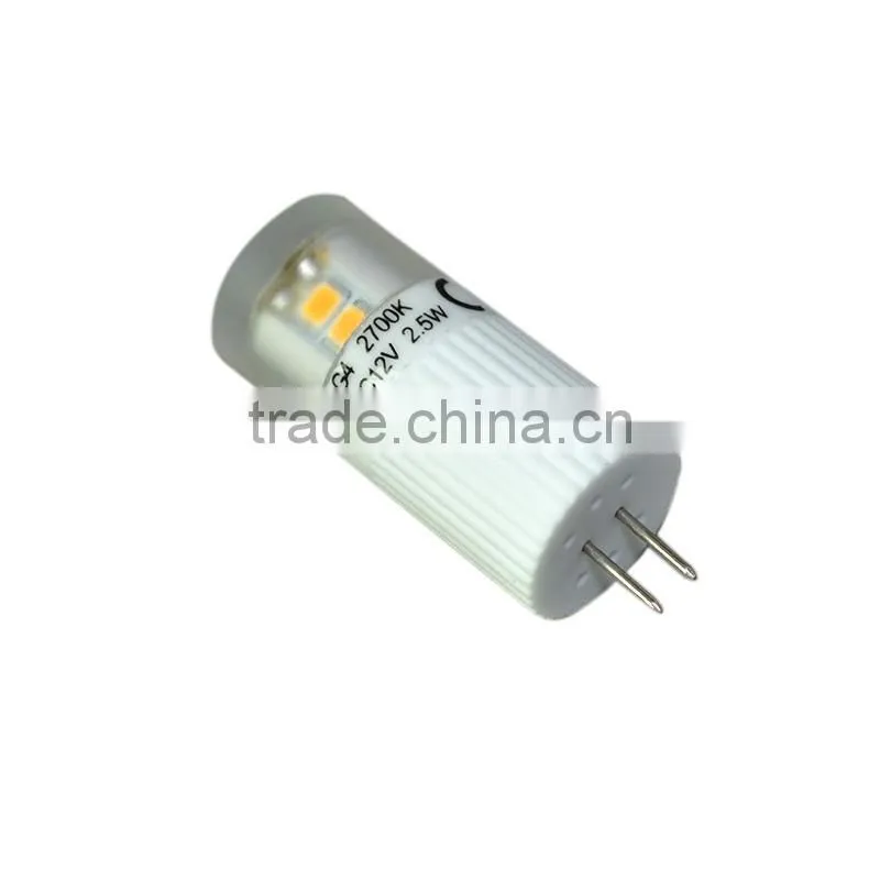 2.5W,ceramic G4 LED lights,warm white LED ,DC12-24V /AC12-16V