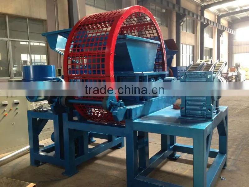 Waste Tire recycling shredder