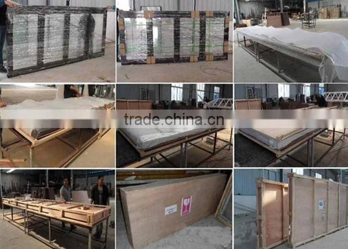 EN12150-1 10mm sliding tempered glass curved shower door