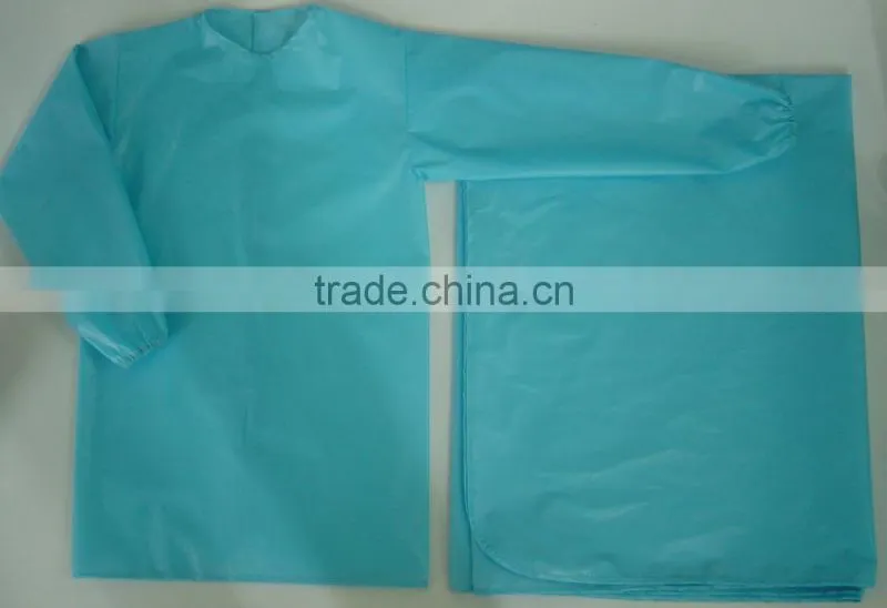PE film laminated spunbond nonwoven for medical bedsheet or disposable gown