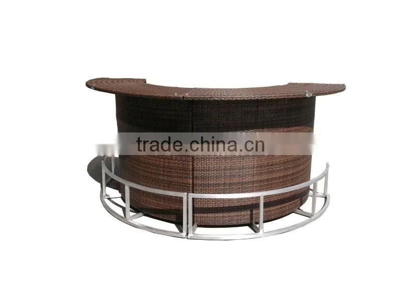 Luxury Bar Counter Rattan Bar Table