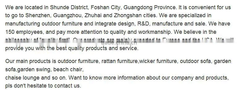 C - CF789 aluminum synthetic wicker furniture special design table and chairs