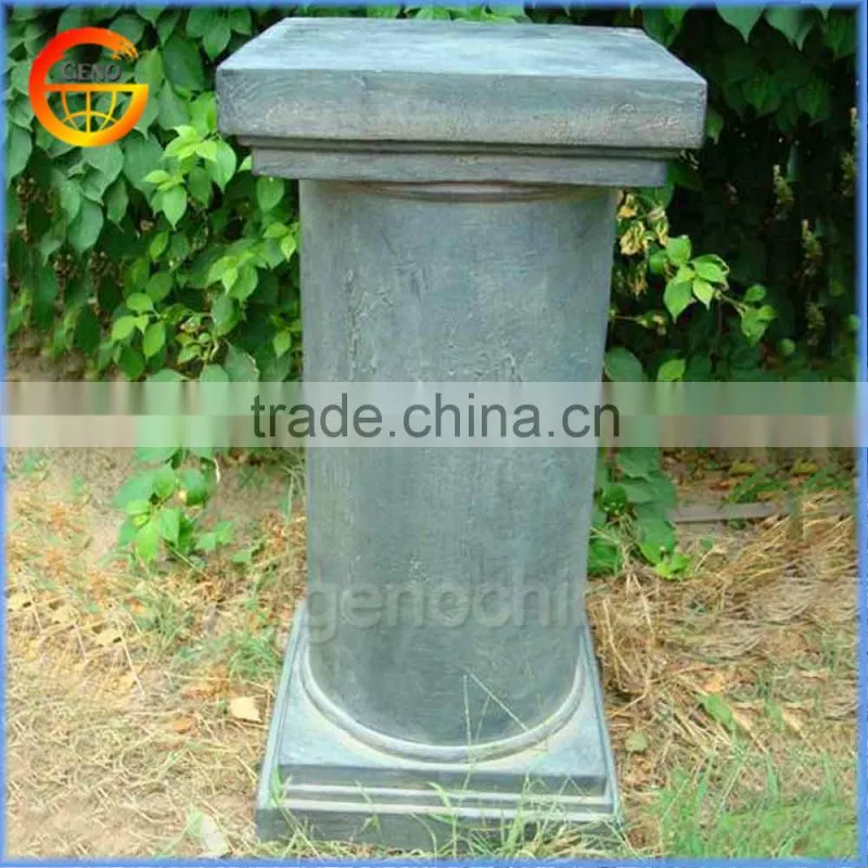 New designs fiberstone flower stand, resin column