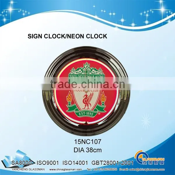 DOUBLE RING NEON CLOCK 17NC102