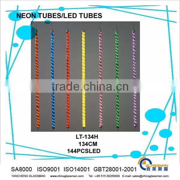 home decoration colorful led neon lights NT-164 hanging neon tube