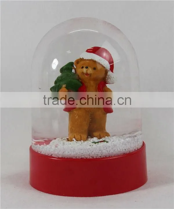 Snowman snow globe, acrylic snowman snow globe