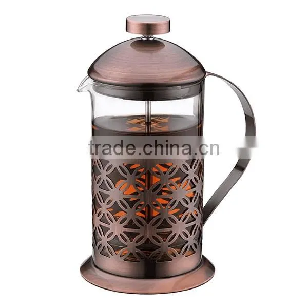 Haonai wholesale copper french coffee press