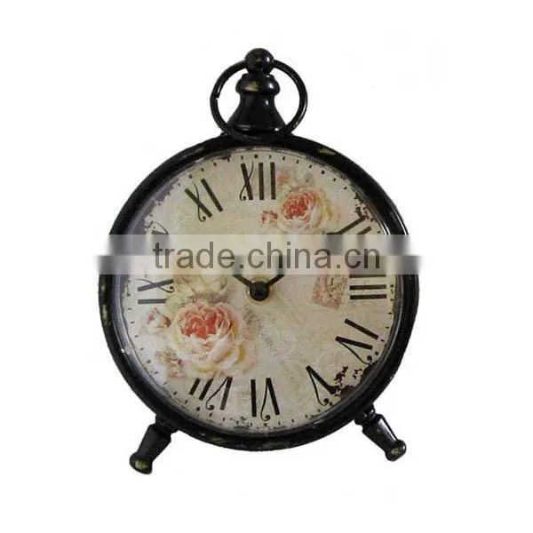 Metal Decorative Table Clock Desk Clock