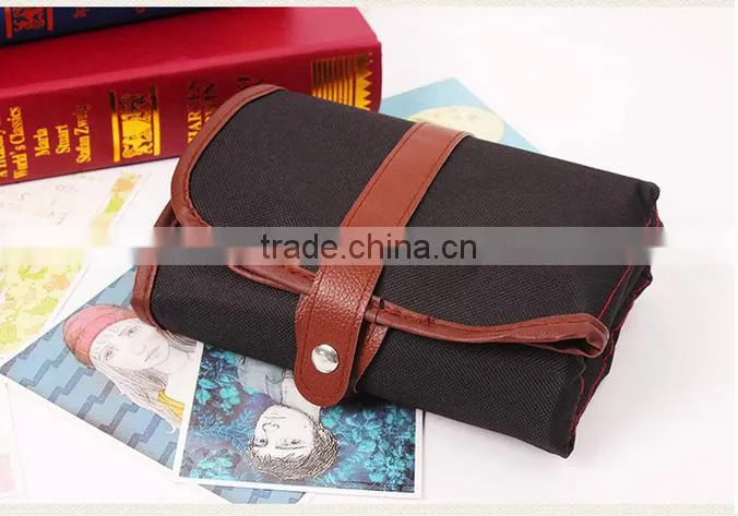 Roll Up Canvas Pencil Case