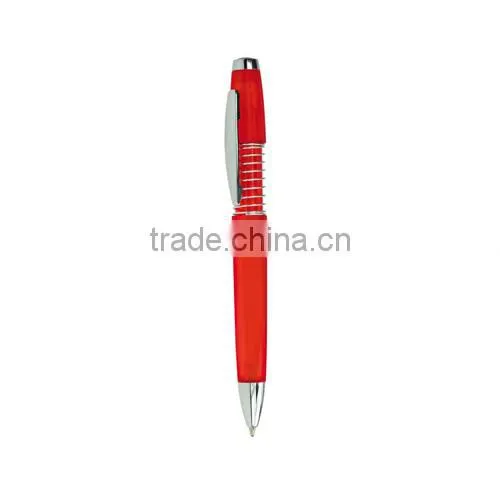 Hot ballpoint pen with spring for office use
