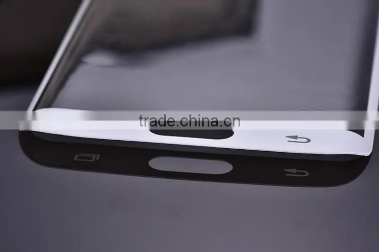3D Curved 9h hardness Tempered Glass film Screen Protector for Samsung S6 Edge/Plus