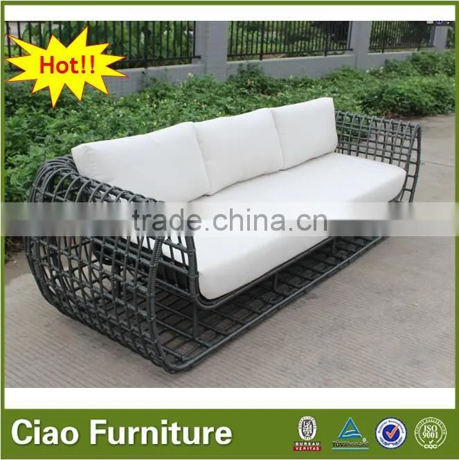 garden furniture outdoor rattan USA style outdoor big sofa set