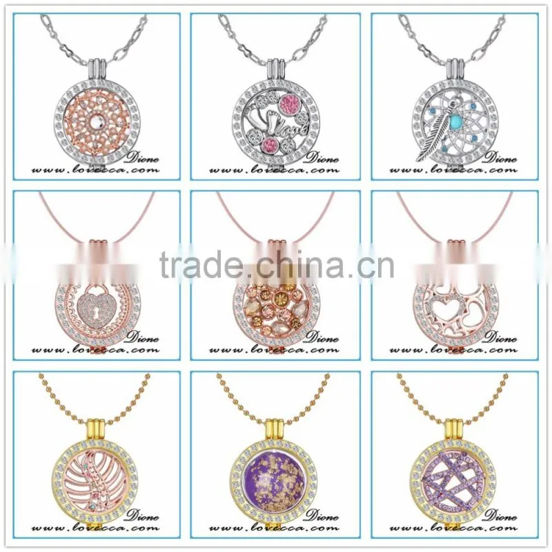 Factory wholesale stainless steel aromatherapy locket necklace