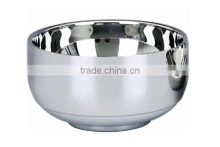 stainless steel double-layers Korea-style bowl