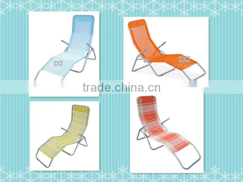 Hot sale foldable pool lounge chair outdoor chair