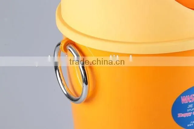 Rubbish Bin Household Garbage Can With Ears/Plastic Trash Can