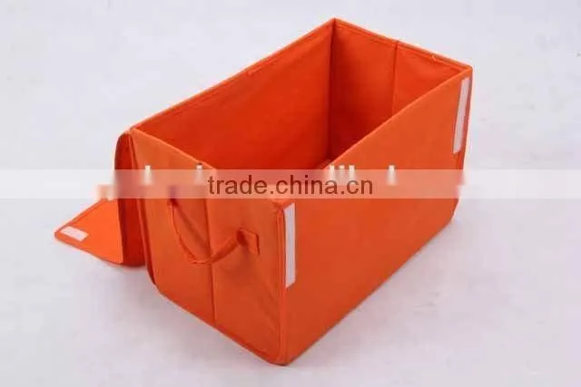 rectangular box with handle/non woven storage box