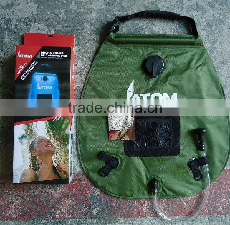 Outdoor Olive Foldable Camping Shower C1021-12