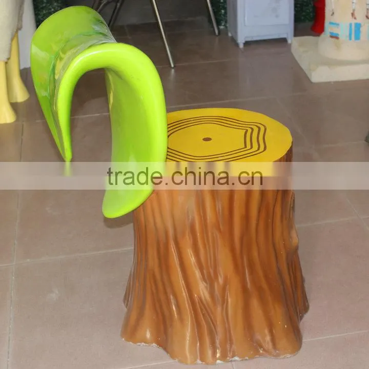 Cute fiberglass cartoon chair