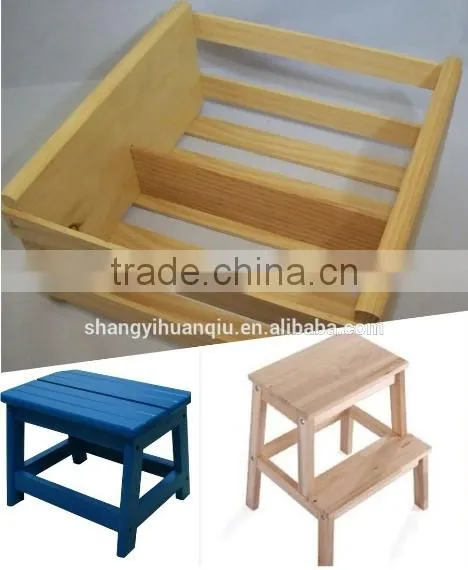 Wooden bird cage of wedge-shaped roof for several birds