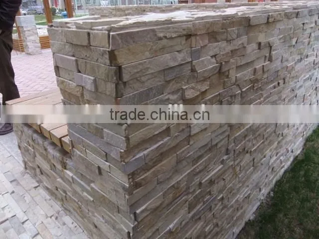 wall cladding cutural slate stone with stone veneer