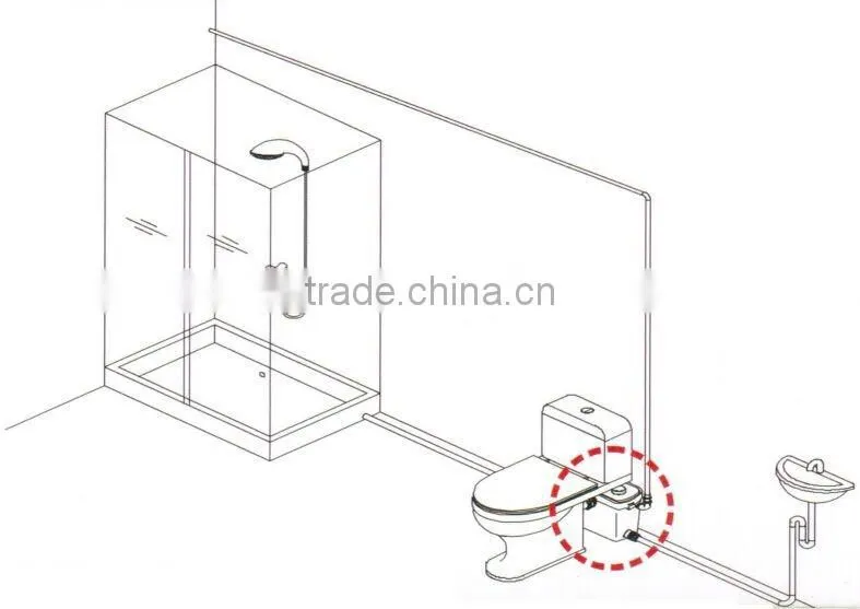 600w Multipurpose Sanisplit Macerator toilet waster water pump
