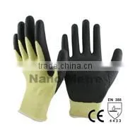 NMSAFETY 13 gauge aramid fiber with steel wire liner anti cut gloves