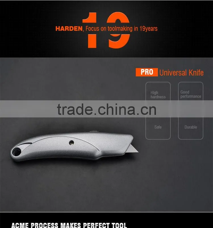Auto Repairing Aluminum Retractable Universal Utility Knife