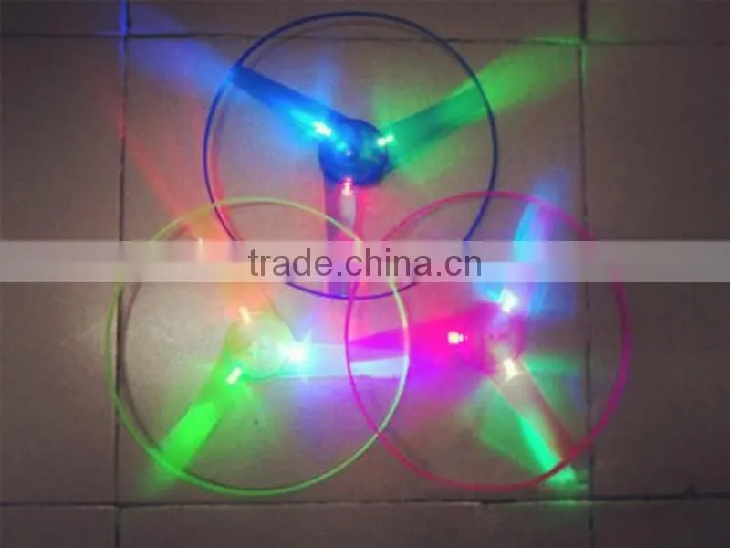 2015 Hot New LED Light Flashing Children Kids Flying Saucer Helicopter Chistmas Gift Toys From Dongguan ICTI Manufacturer