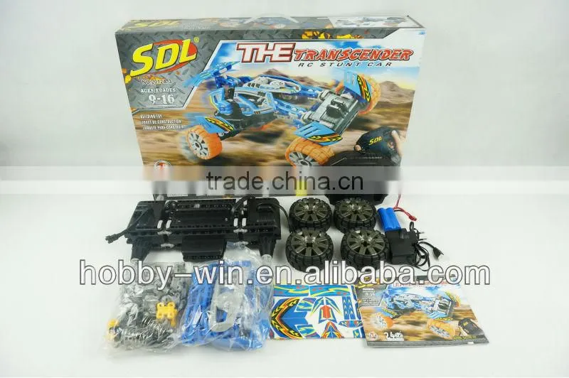Five In One 6Channel DIY RC Car With LED Lights