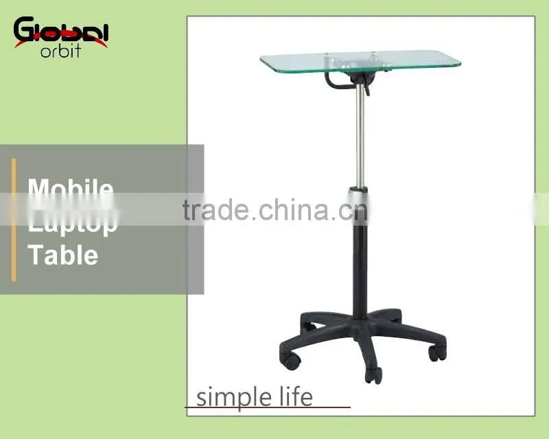 Wooden teacher table, adjustable menu floor holder stand, kitchen book floor stand