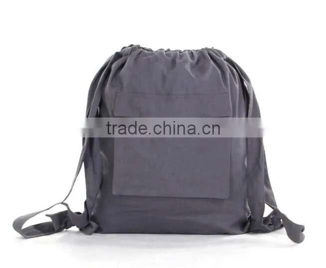 High Quality Canvas Yoga Drawstring Backpack
