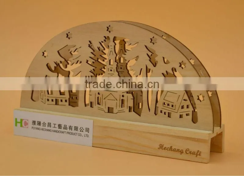 3d laser cut wooden toy christmas tree