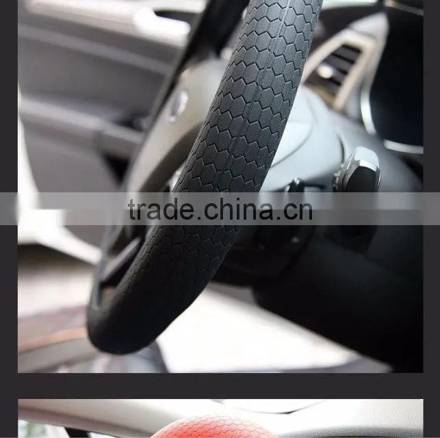 Excellent quality competitive price silicone car steering wheel cover factory wholesale